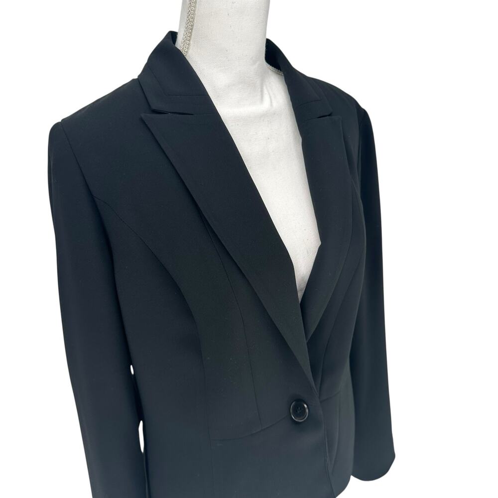 Pendleton Black One Button Closure Polyester Blaz… - image 2